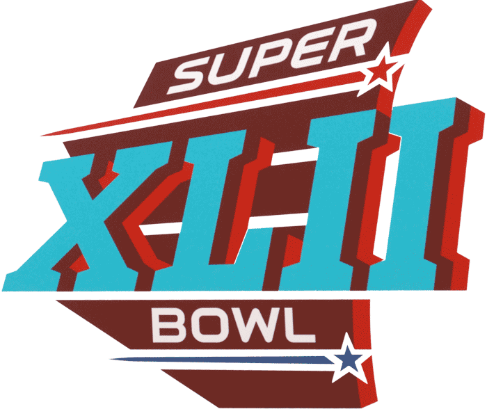 Super Bowl XLII Primary Logo iron on transfers for clothing
